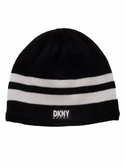 DKNY Sport Rubber Badge Beanie