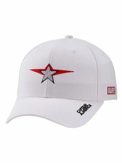 Marvel Captain America Baseball Cap - White
