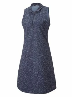 Puma Women's Fancy Plants Golf Dress - Navy Blazer/Pale Grape