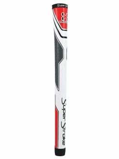 SuperStroke Traxion Round Grip Midsize - White/Red/Grey
