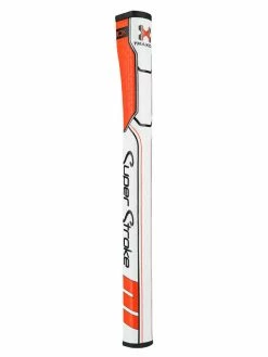 Superstroke Traxion Wrist Lock Putter Grip - Orange/White