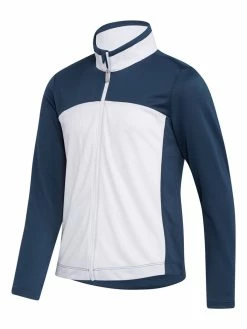 Adidas JR Girls' Colourblock Pullover - Crew Navy