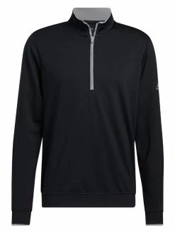 Adidas Quarter-Zip Pullover - Black