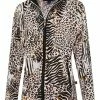 Birdee Sport Women's Exotic Leisure Jacket - Cream Animal