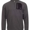 Calvin Klein Planet Fleece Half Zip - Charcoal Marl