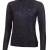 Calvin Klein W Bolina 1/4-Zip Mid-layer - Black/Urban