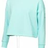 Calvin Klein W Chill Cropped Crew Sweatshirt - Opal