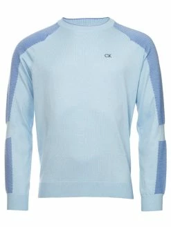 Calvin Klein Veleto Crew Sweater - Air Blue
