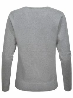 Cross® Cross W Classic V-Neck - Grey Melange