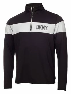DKNY Golf New Bedford Half Zip - Black