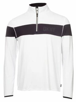 DKNY Golf New Bedford Half Zip - White