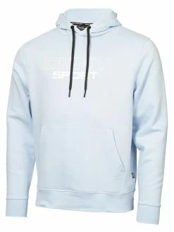 DKNY Sport Large Logo Hoodie - Pale Blue