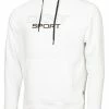 DKNY Sport Large Logo Hoodie - White