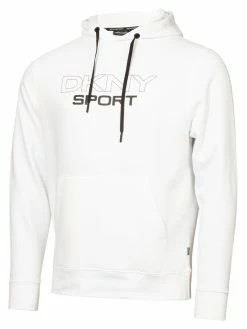DKNY Sport Large Logo Hoodie - White