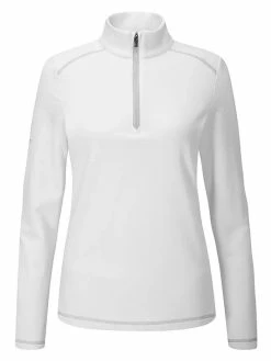 Ping Women's Sonya Half Zip Fleece - White