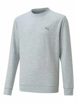 Puma Junior Boys CLOUDSPUN Crewneck - High Rise Heather