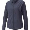 Puma Women's CLOUDSPUN Daybreak Jacket - Navy Blazer Heather