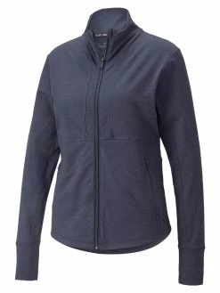 Puma Women's CLOUDSPUN Daybreak Jacket - Navy Blazer Heather