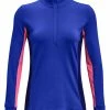 Under Armour Women's Storm Midlayer 1/2 Zip - Versa Blue/Pink Punk