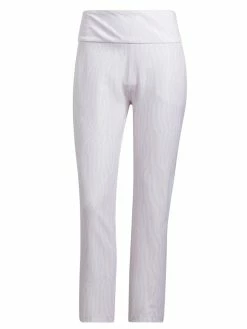 Adidas Women's Ultimate365 Printed Ankle Pants - Almost Pink/White