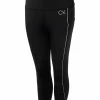 Calvin Klein W Flex Legging High Waisted 7/8 Length - Black