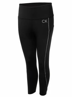 Calvin Klein W Flex Legging High Waisted 7/8 Length - Black