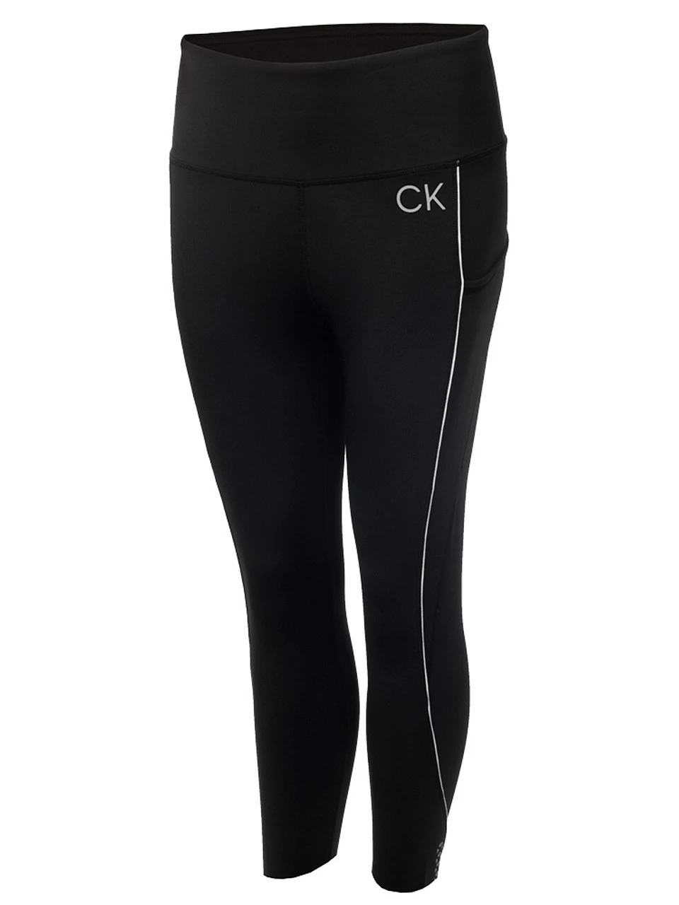 Calvin Klein W Flex Legging High Waisted 7/8 Length - Black