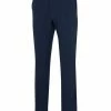 Greg Norman Classic Mini Check Pant - Navy