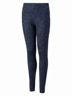 Puma Women's Printed Golf Tights - Navy Blazer