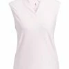 Adidas W Go-To Sleeveless Polo Shirt - Almost Pink