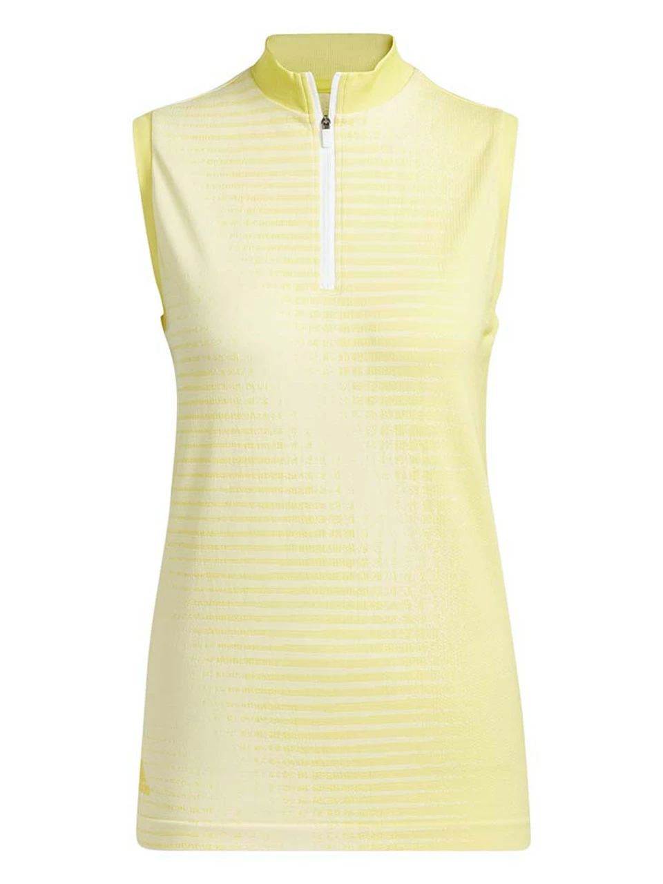 Adidas Women's Primeknit Sleeveless Polo Shirt - Impact Yellow