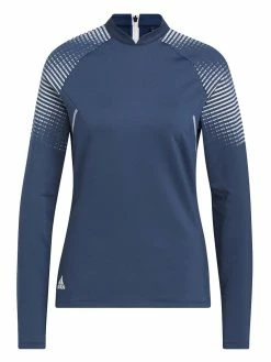Adidas W COLD.RDY Long Sleeve Mock Top - Crew Navy
