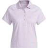 Adidas Women's Mélange Polo Shirt - Bliss Lilac