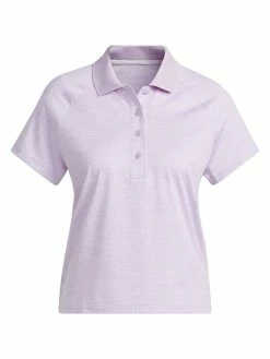 Adidas Women's Mélange Polo Shirt - Bliss Lilac