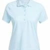 Adidas Women's Mélange Polo Shirt - Bliss Blue