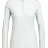 Adidas Women's Ultimate365 Polo Long-Sleeve Top - White