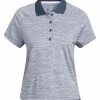 Adidas Women's Mélange Polo Shirt - Crew Navy