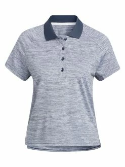 Adidas Women's Mélange Polo Shirt - Crew Navy