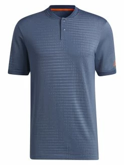 Adidas Statement Seamless Polo Shirt - Crew Navy/Blue Grey