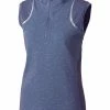 Annika W Elite Sleeveless Contour Mock - Sport Slate