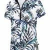 Birdee Sport Women's Tropic Short Sleeve Top - Navy Print