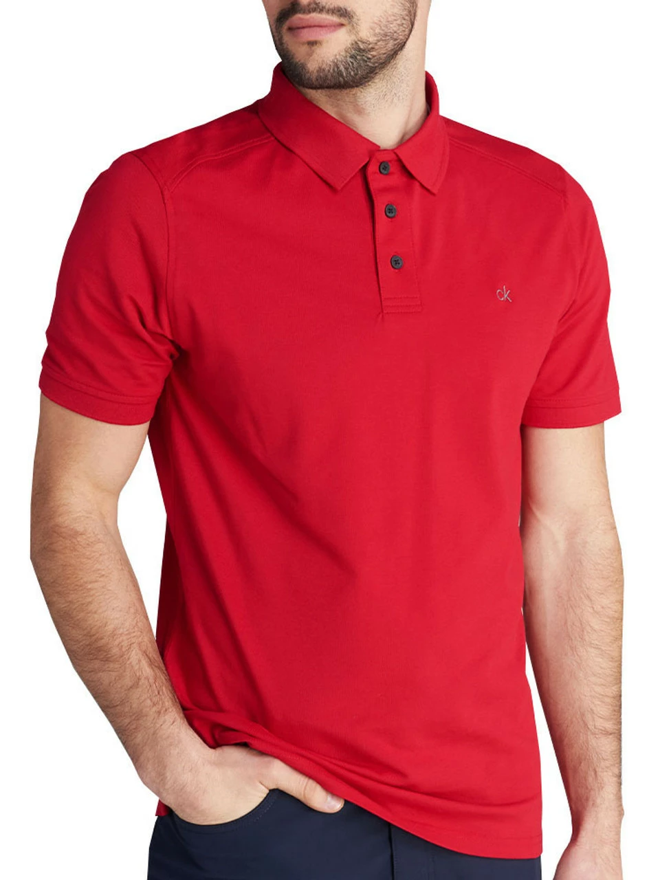 Calvin Klein Campus Polo - Red