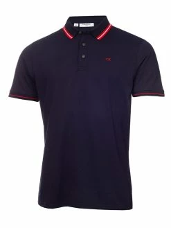 Calvin Klein Particle Polo Shirt - Navy