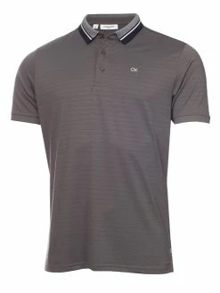 Calvin Klein Whisper Polo Shirt - Charcoal
