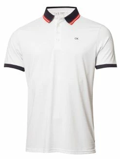 Calvin Klein Performance Times Square Polo Shirt - White