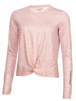 Calvin Klein W Nida Long Sleeve Top - Ice Pink