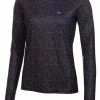 Calvin Klein W Relax Printed Long Sleeved T-shirt - Black/Urban