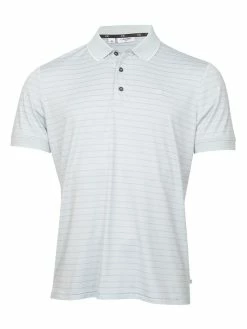 Calvin Klein Bolsa Stripe Polo - Arctic Ice Marl