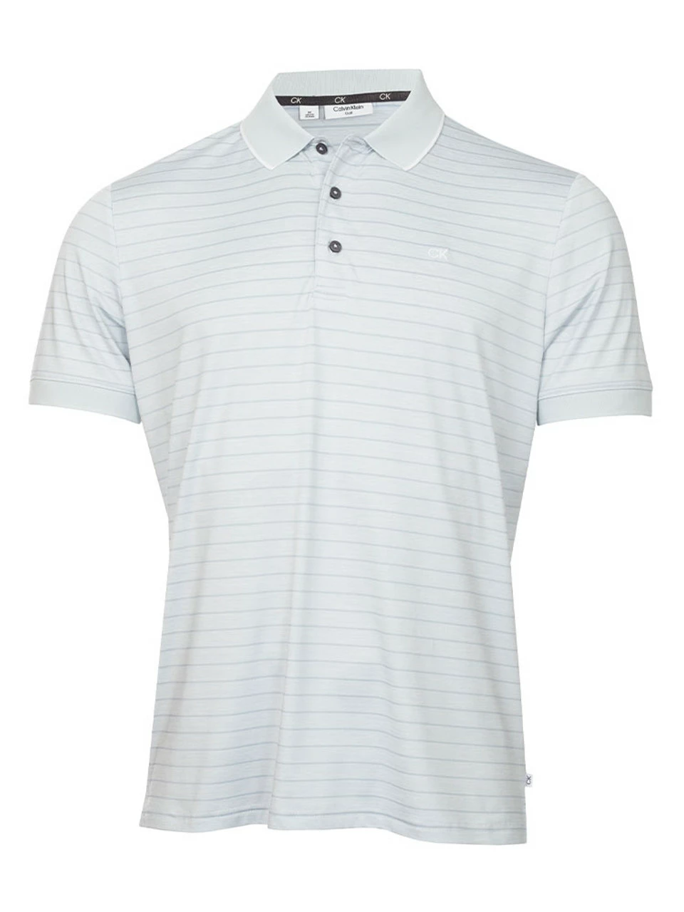 Calvin Klein Bolsa Stripe Polo - Arctic Ice Marl