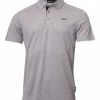 DKNY Golf Oxford Pique Polo - Silver Oxford
